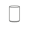 ADJ Стакан для зубных щеток, D7xH10 см., цвет:copper/пепельная роза