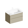 Kerama Marazzi Cubo Тумба 77.8х47х47.5см., подвесная, с ящиками, цвет: лимо матовый