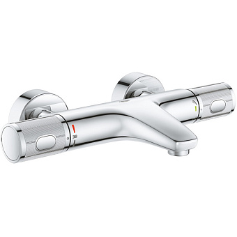 Grohe Grohtherm 1000 Performance Pro Смеситель для ванны, настенный, термостатический, цвет: хром