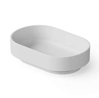 Dea Design Washbasins Раковина 56x36x15см., накладная, без отв., Solid Surface, цвет: White №18