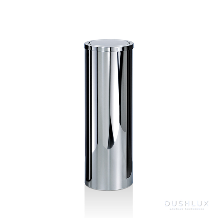 Фото Decor Walther DW 1024 Корзина для бумаги 20xh60см, с крышкой, цвет: сталь полированная