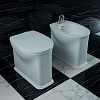Flaminia Madre Унитаз пристенный 55x37xh45см, унивирсальный выпуск, с системой goclean®, цвет: белый глянцевый