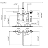 Dornbracht VAIA Смеситель для ванны, напольный, с ручным душем, цвет: Dark Platinum matt
