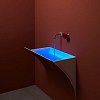 Antonio Lupi Strappo Раковина 83x48x79 см, без отв., встраиваемая, с Led подсветкой, цвет: белый