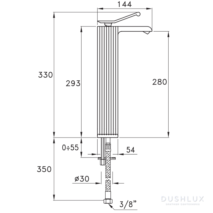 Stella Casanova Смеситель для накладной раковины на 1 отверстие ...