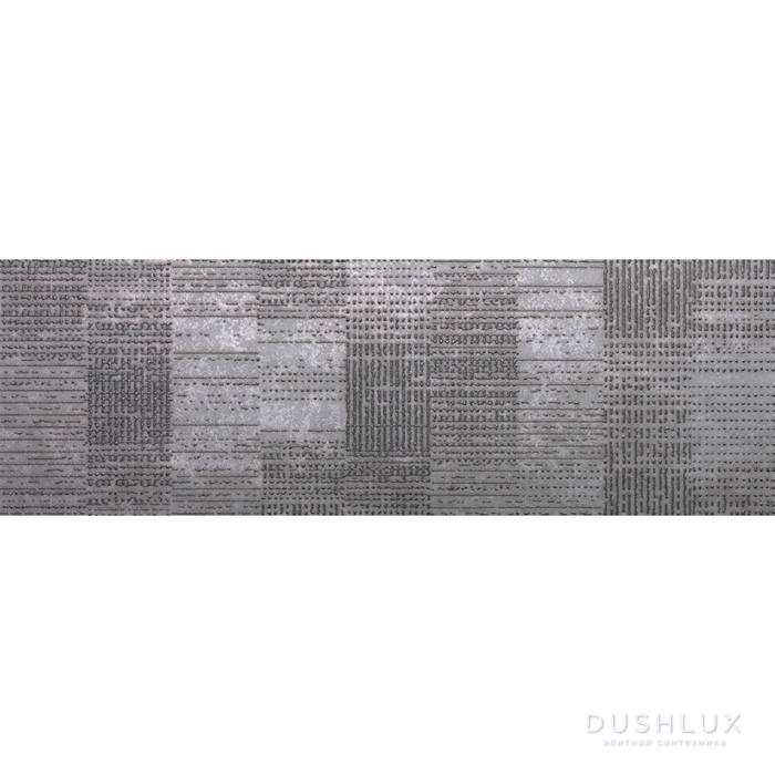 Фото Fap Sheer Керамическая плитка 25х75см, настенная, décor canvas, цвет: steel