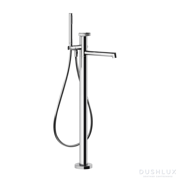 Фото Gessi Anello Напольный смеситель для ванны, цвет: хром