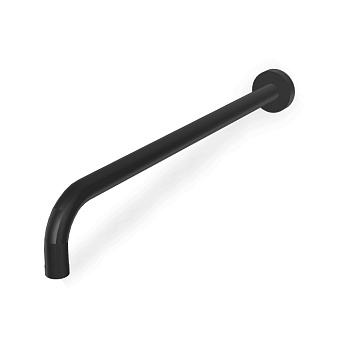Treemme Showers Кронштейн для верхнего душа 40см., настенный, цвет: черный матовый