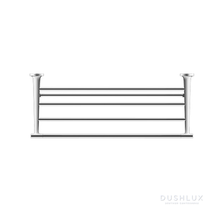 Фото Duravit Starck T Полочка для полотенец 61см, подвесная, цвет: хром