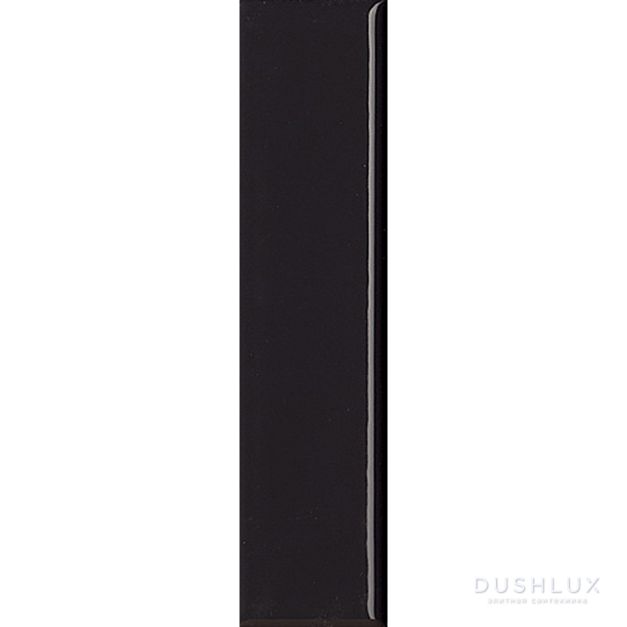 Фото 41zero42 Italic Керамическая плитка 5x20см., настенный, цвет: Italic Plain Lux Nero