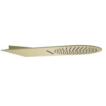 Gessi Tremillimetri Душевая головка для настенного крепления 30x55см, цвет Brass Brushed PVD