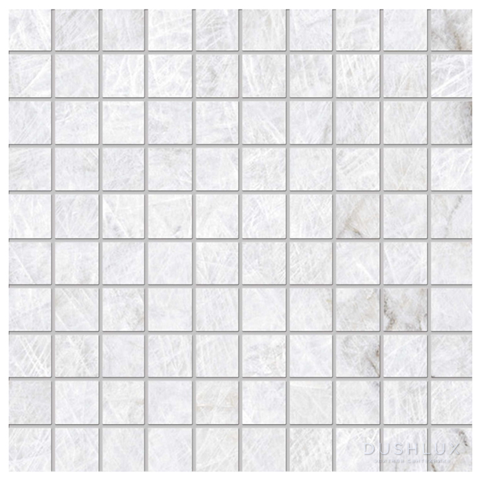 Фото Emilceramica Tele DI Marmo Reloaded Керамогранит 30x30x0,95см, универсальная, глазурованный, цвет: Mosaico Quarzo kandinsky Naturale