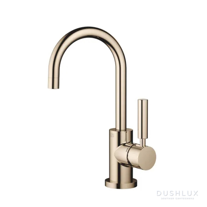 Фото Dornbracht Tara Смеситель для раковины,на 1 отв., с донным клапаном, цвет: Шампанское