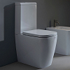 Flaminia Play Сиденье с крышкой для унитаза, с микролифтом, цвет: Azzurro Polvere