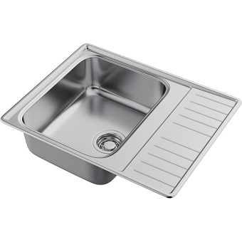 Omoikiri Sagami 63 Кухонная мойка 63x18x50см.,встраиваемая, цвет: нержавеющая сталь