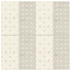 Mutina Azulej Керамогранит 20x20см, универсальный, глазурованный, цвет: trevo bianco