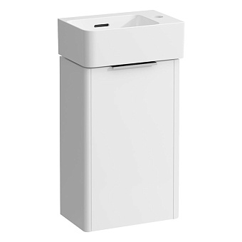 Laufen Space Тумба с раковиной 34х22см, 1 отв., подвесная, цвет: белый матовый