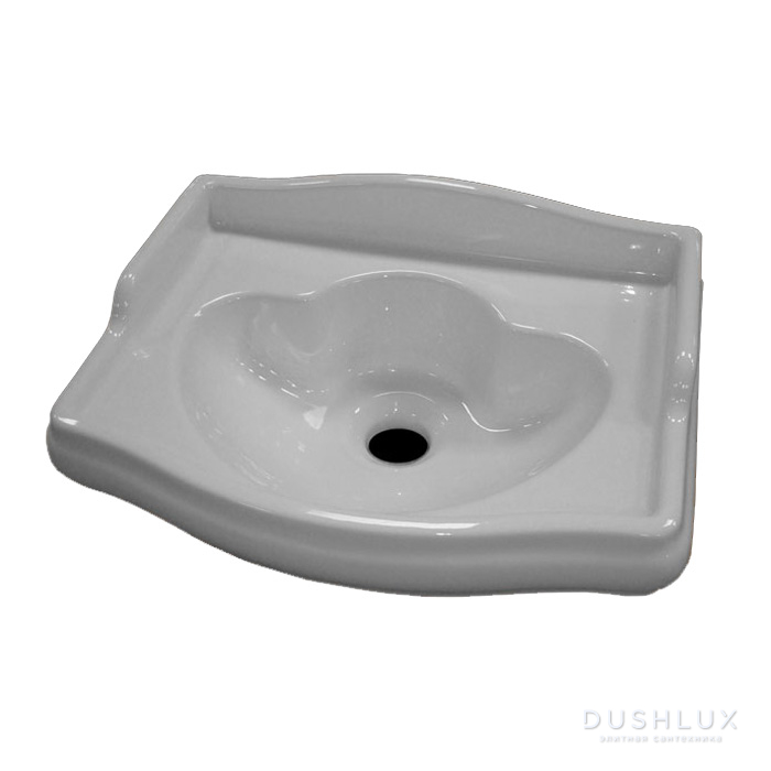 Фото Kerasan Retro Раковина 41x32 см, без отв., цвет: белый
