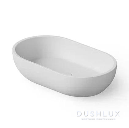 Фото Dea Design Washbasins Раковина 55x32x13см., накладная, без отв., Solid Surface, цвет: White №18