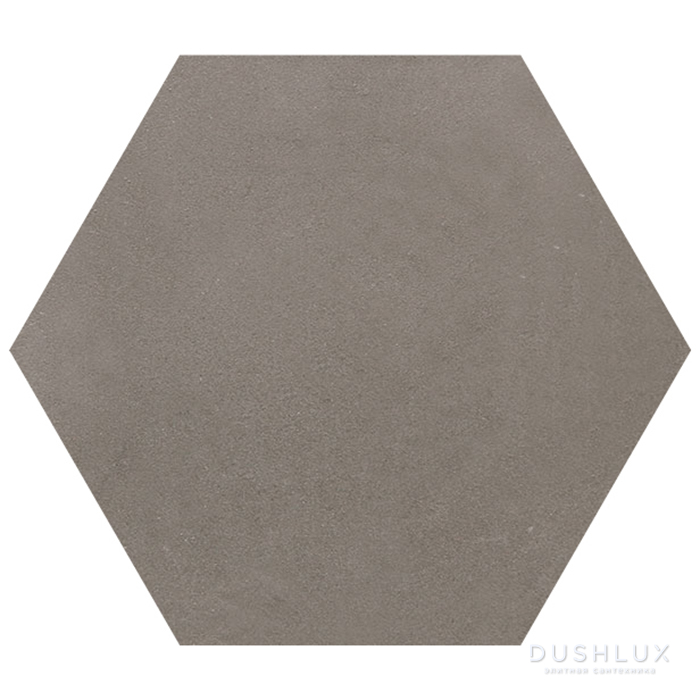 Фото Grandinetti Anima Цеметная плитка 20x1.3см, шестиугольник, универсальная, цвет: A6 gray smoke