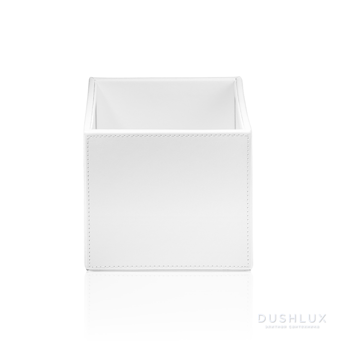 Фото Decor Walther Brownie BOD1 Универсальная коробка 13x13x12.5см, настольная, цвет: белая кожа