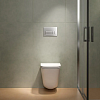 Kerama Marazzi Cubo Унитаз 34x48см., подвесной, смыв торнадо, с крепежом и сиденьем, цвет: белый глянцевый