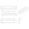 Decor Walther Form 34 LED Светильник настенный 34x9x5см, светодиодный, 1x LED 16W, цвет: белый матовый