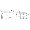 Duravit Luv Раковина 70x40x14см., накладная, 1 отв., цвет: белый глянцевый