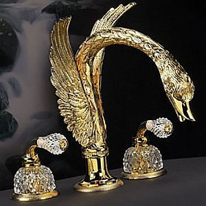 сантехника Cristal et Bronze Cygne Ailé Flamant 