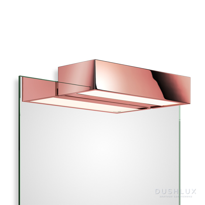 Фото Decor Walther Box 1-25 N LED Светильник на зеркало 25x10x5см, светодиодный, 1x LED 18.4W, цвет: розовое золото