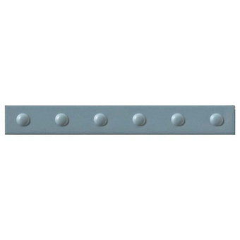 Mutina Punto Керамическая плитка 31.5х4 см, up, настенный, цвет: matt blue