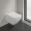 Villeroy&Boch Venticello Унитаз подвесной 37.5x56см, сиденье SlimSeat, микролифт, цвет: альпийский белый