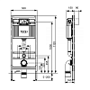 TECE Модуль для уст. унитаза Duravit SensoWash C и Geberit AquaClean 8000/8000 plus