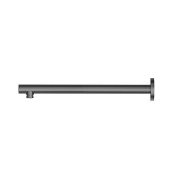 Newform Head Showers Кронштейн для душа 35см., настенный, закругленный, цвет: PVD brushed gun metal
