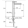 Stella Firenze Смеситель для накладной раковины на 1 отверстие 3222MCHP, цвет: хром