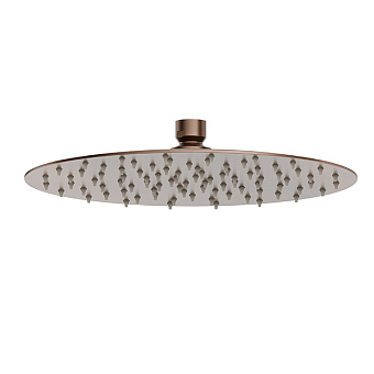 Newform X-Steel 316 Верхний душ 25см., настенный/потолочный, G1/2", цвет: PVD Brushed copper bronze