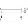 Gessi Inverso Accessories Полотенцедержатель 60см., подвесной, цвет: Warm Bronze Br PVD