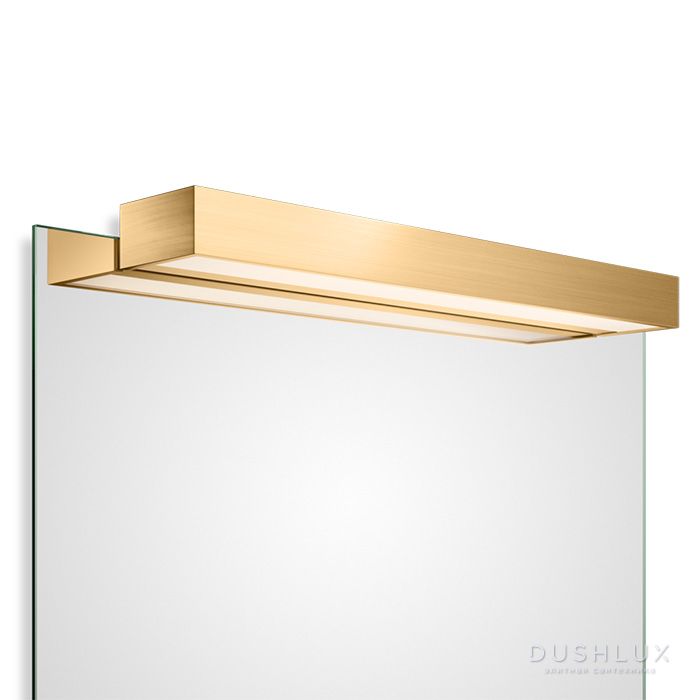 Фото Decor Walther Box 1-60 N LED Светильник на зеркало 60x10x5см, светодиодный, 1x LED 32.8W, цвет: золото матовое