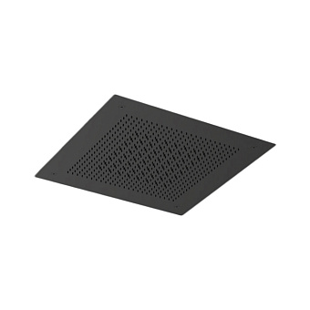 Almar Velvet Верхний душ 38x38см., встраиваемый, потолочный, 2 режима, цвет: Black Absolute Brushed PVD