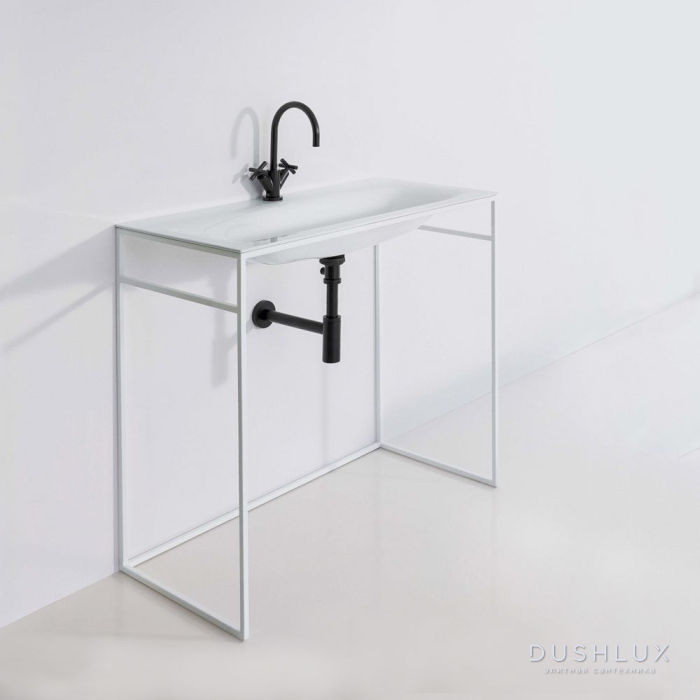 Фото Bette Lux Shape Раковина 60х49.5х9 см, 1 отв., встраиваемая, с рамой, сталь, цвет: белый