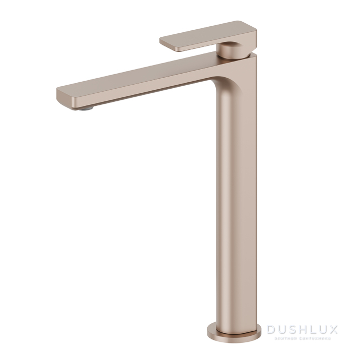 Фото Newform B-Easy Смеситель для раковины, 1 отв., высокий, цвет: copper satin