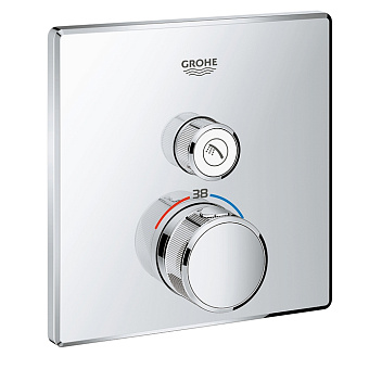 Grohe Grohtherm SmartControl Термостат для встраиваемого монтажа на 1 выход, цвет: хром
