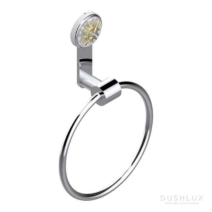 THG Hirondelles Gold Stamped Полотенцедержатель-кольцо 18см., цвет ...