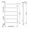Secado Триада 1 Полотенцесушитель 40x80 см, электрический, цвет: бронза