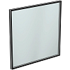 Ideal Standard Conca Квадратное зеркало 100x100см, диаметральная светодиодная подсветка, цвет: черный