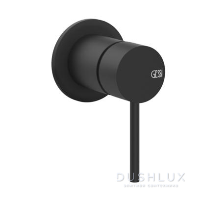 Фото Gessi Shower316 Смеситель для раковины, встраиваемый, цвет: Black XL
