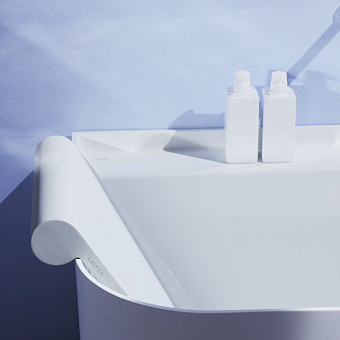 Laufen Sonar Спинка для ванны 40x9x64см., цвет: серый