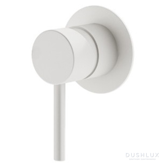 Фото Plumberia Selection IXO Смеситель для душа, встраиваемый, на 1 выход, цвет: белый матовый