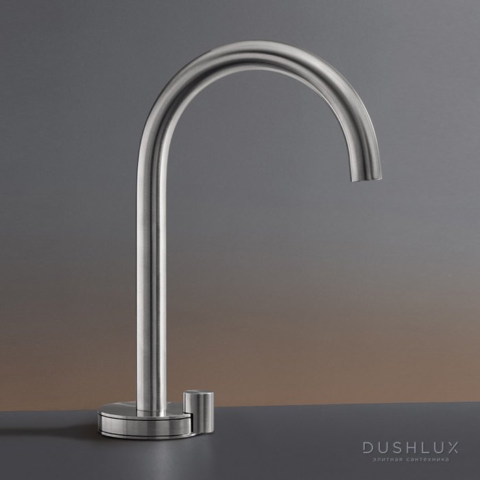 Фото CEA Design GIOTTO Смеситель для раковины 25.5см., 1 отв., прогрессивный, цвет: нержавеющая сталь
