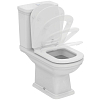 Ideal Standard Calla Унитаз напольный 69.5х36.5см., для монтажа с бачком, глубокий смыв, горизонтальный выпуск, с сиденьем, цвет: белый